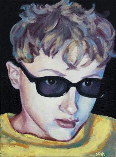 Jakob, Öl auf Malkarton, 40 x 30 cm